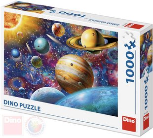 DINO Puzzle Planety XL 66x47cm skldaka 1000 dlk v krabici