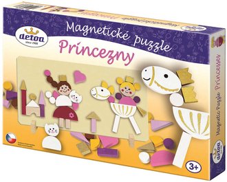 DETOA Puzzle magnetick Princezny v krabici *DEVN HRAKY*