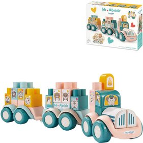 ECOIFFIER Abrick baby vlek se zvtky hern set s kostkami 30ks plast