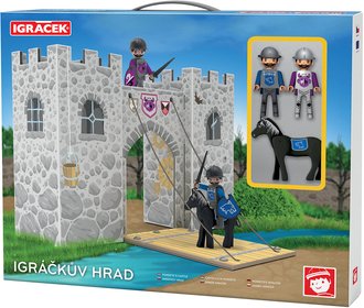 EFKO IGREK Igrkv Hrad hern set se 2 figurkami STAVEBNICE