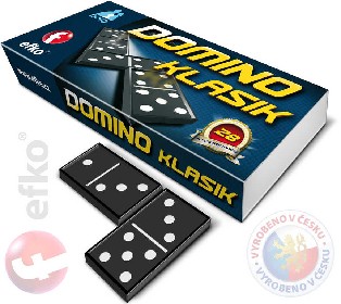 EFKO Hra Domino klasik 28 kamen plast *SPOLEENSK HRY*