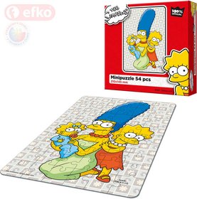 EFKO Puzzle The Simpsons Holky ze Spriengfieldu skldaka 21x15cm 54 dlk v krabici