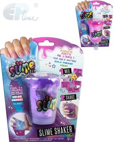 EP line Slime vroba slizu pro holky kreativn set shaker s glitry a figurkou mn barvu