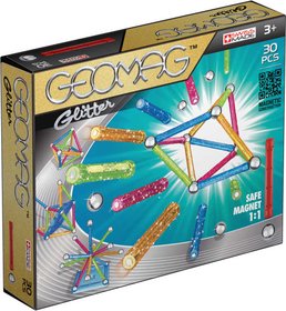 GEOMAG Glitter 30 dlk tpytiv magnetick STAVEBNICE