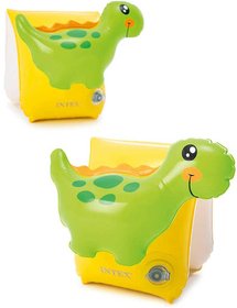 INTEX Nafukovac rukvky do vody Dino 23x20cm plavac kidlka 56664