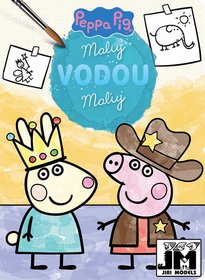 JIRI MODELS Maluj vodou Peppa Pig a kamardi omalovnky