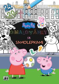 JIRI MODELS Omalovnky A4+ samolepky Peppa Pig