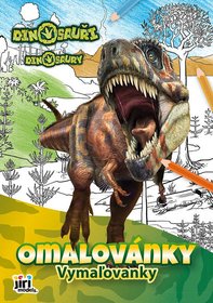 JIRI MODELS Omalovánky A4 Dinosauři