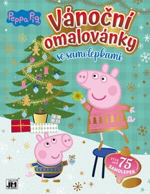 JIRI MODELS Vnon omalovnky Peppa Pig se samolepkami