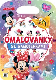 JIRI MODELS Omalovnky se samolepkami Disney Minnie Mouse