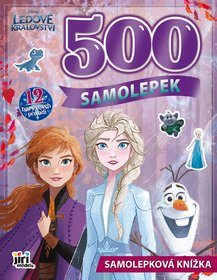 JIRI MODELS Velk samolepkov knka 500 samolepek Ledov Krlovstv (Frozen)