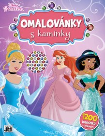 JIRI MODELS Omalovnky s kamnky Disney Princezny