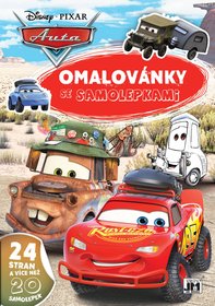 JIRI MODELS Omalovnky A4 se samolepkami Auta (Cars)