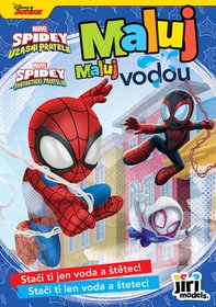 JIRI MODELS Maluj vodou Spidey a jeho asn ptel A5 omalovnky