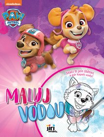 JIRI MODELS Maluj vodou A4 Tlapková Patrola I. omalovánky