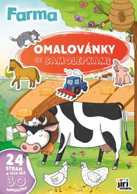 JIRI MODELS Omalovnky A4 se samolepkami Farma