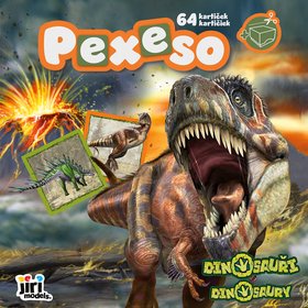 JIRI MODELS Pexeso v seitu Dinosaui s krabikou a omalovnkou