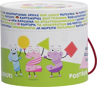 JIRI MODELS Hra karetn Posteh! sla, barvy, tvary v kulat krabice