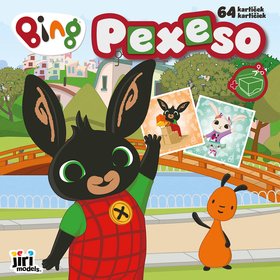 JIRI MODELS Pexeso v seitu krlek Bing s krabikou a omalovnkou