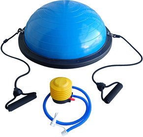 KUBISPORT Balann podloka modr fitness sada se 2 expandry a pumpikou