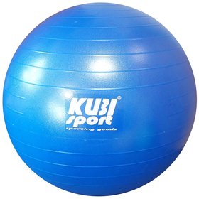 KUBISPORT M gymnastick modr 85cm fitness balon rehabilitan do 150kg