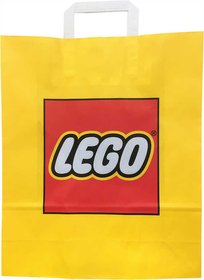 LEGO Taška reklamní papírová nákupní 34x35cm žlutá s logem