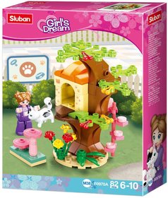 SLUBAN Girls Dream Koi domeek na strom 82 dlk + 1 figurka STAVEBNICE