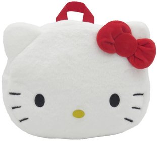 PLY Batek dtsk 3D hlavika koika Hello Kitty 28x24cm