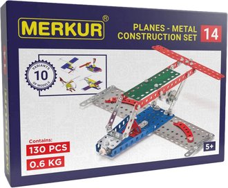 MERKUR M 014 Letadlo 130 dlk *KOVOV STAVEBNICE*