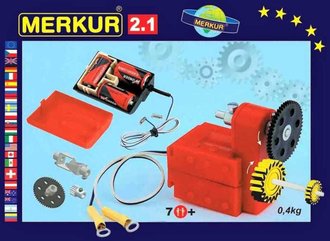 MERKUR M 2.1 Elektromotor na baterie doplnk *KOVOV STAVEBNICE*