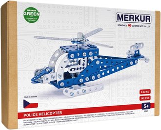 MERKUR 054 Policejn vrtulnk 142 dlk *KOVOV STAVEBNICE*