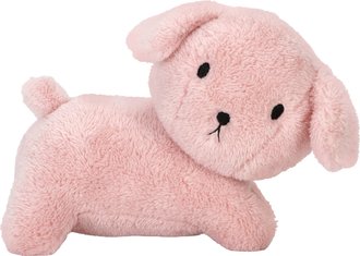 LITTLE DUTCH PLY Pejsek Snuffie Fluffy Pink 25cm rov pro miminko