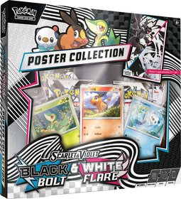 Hra Pokmon TCG SV10.5 Black Bolt &amp; White Flare Unova Poster Collection
