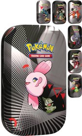 Hra Pokmon TCG SV10.5 Black Bolt &amp; White Flare Mini Tin 2x booster v plechovce