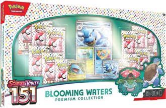 Hra Pokmon TGC SV151 Blooming Waters Premium Collection 12x booster s doplky