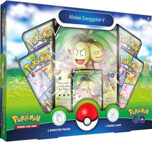 Hra Pokmon TCG: GO Alolan Exeggutor V Box 4x booster s doplky