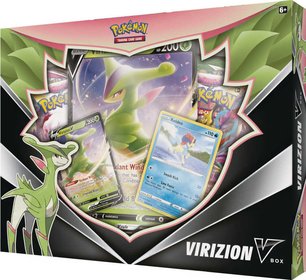 Hra Pokmon TCG: Virizion V Box set 4x booster s doplky