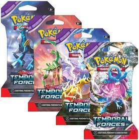 Hra Pokmon TCG SV05 Temporal Forces booster set 10 karet blister
