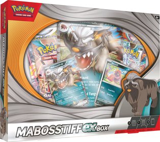 ADC Pokmon TCG: Mabosstiff ex Box set 4x booster s doplky