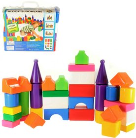 PL Kostky baby stavebn soft mkk plastov barevn set 34ks