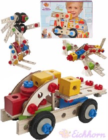 EICHHORN DEVO Constructor Lokomotiva 4 modely 100 dlk 4v1 STAVEBNICE