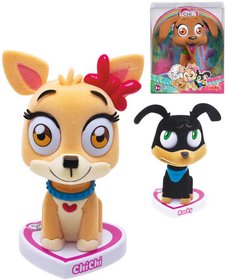 SIMBA Chi Chi Love Figurka pejsek s kvac hlavou plast 4 druhy