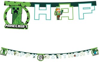 PROCOS Banner Minecraft 200cm zvsn dekorace narozeninov prty
