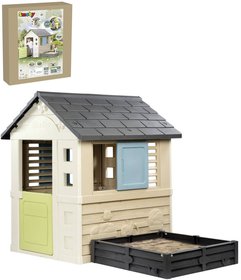 SMOBY Zahradn baby domeek Life 110x98x127cm + pskovit / zhon 2v1