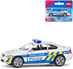 SIKU Auto esk Policie BMW M3 Coup CZ design kovov model