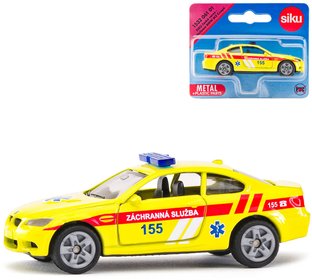 SIKU Auto esk ambulance lut BMW M3 Coup CZ design kovov model