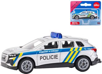 SIKU Auto Audi Q4 e-tron esk policie kovov model 1552