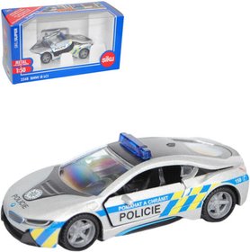 SIKU Super auto esk Policie BMW i8 LCI model kov CZ 2348