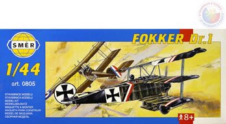 SMR Model letadlo Fokker Dr.1 1:44 (stavebnice letadla)