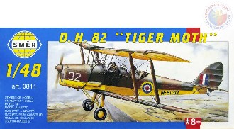 SMR Model letadlo D.H.82 Tiger Moth 1:48 (stavebnice letadla)